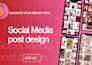 design creative instagram facebook post design